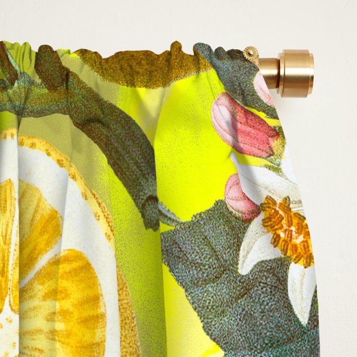 Cyber Lime Summer Window Curtain Gallery Image 2