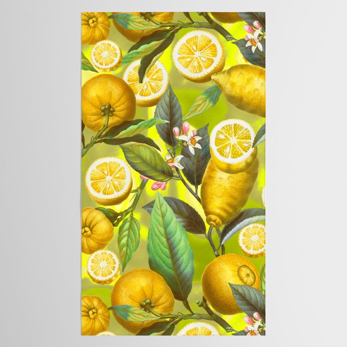 Cyber Lime Summer Tablecloth Gallery Image 2