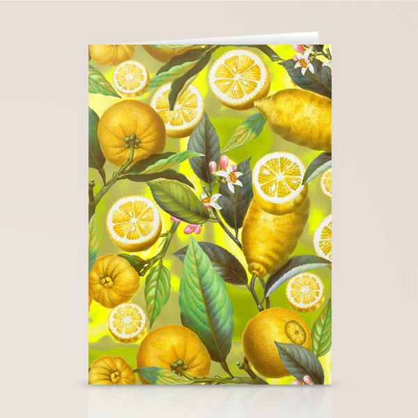Cyber Lime Summer Stationery Card Gallery Image 2