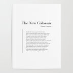 The New Colossus by Emma Lazarus Poster Gallery Image 4