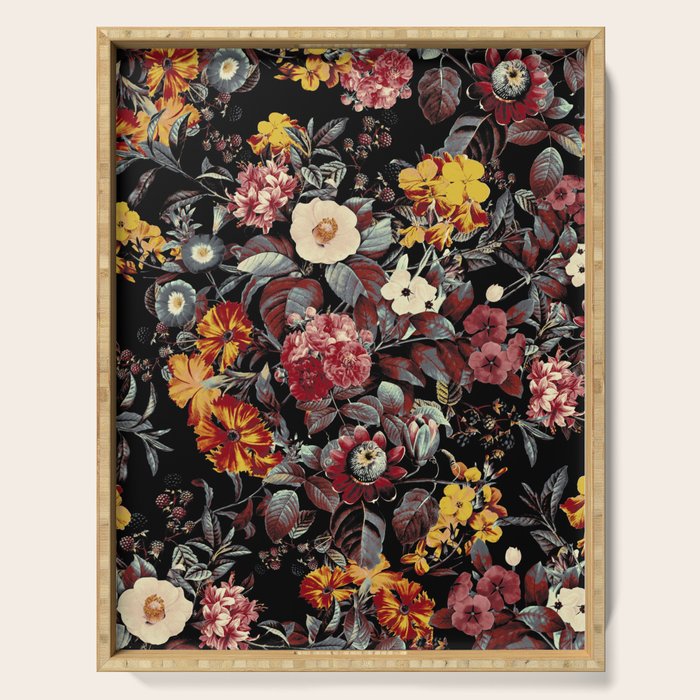 Autumn Night Garden  Serving Tray Gallery Image 1