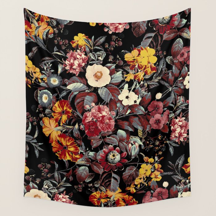 Autumn Night Garden  Wall Tapestry Gallery Image 4