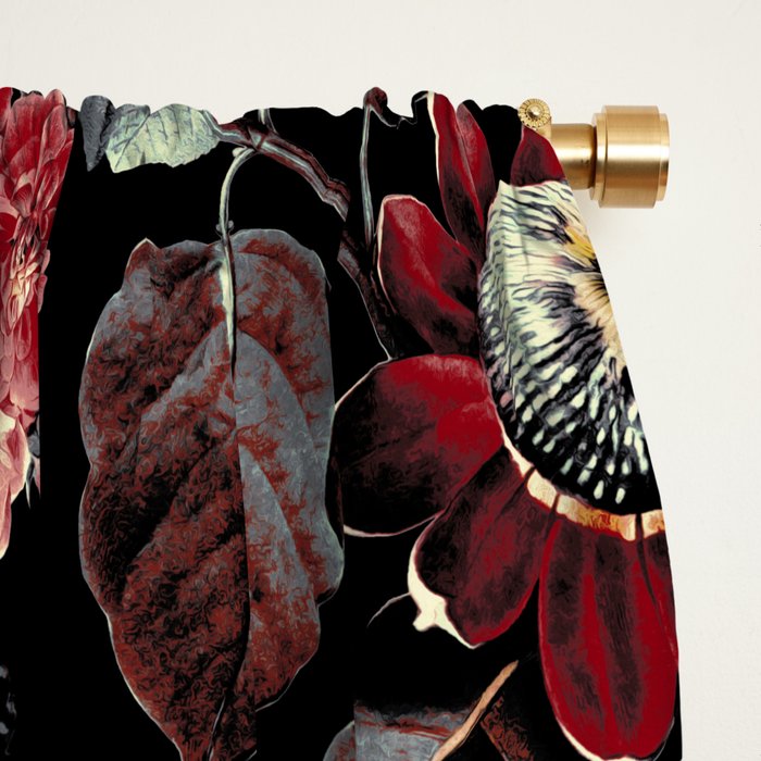 Autumn Night Garden  Window Curtain Gallery Image 2