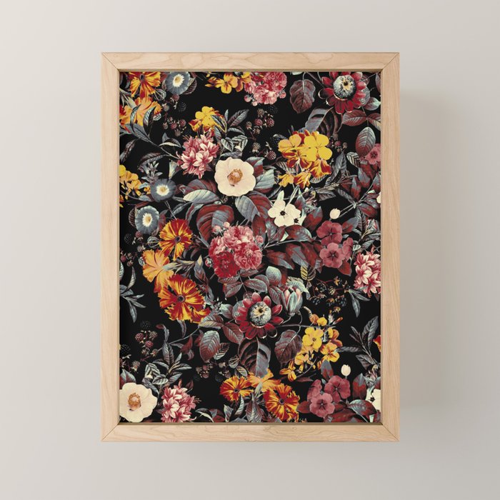 Autumn Night Garden  Mini Art Print Gallery Image 1