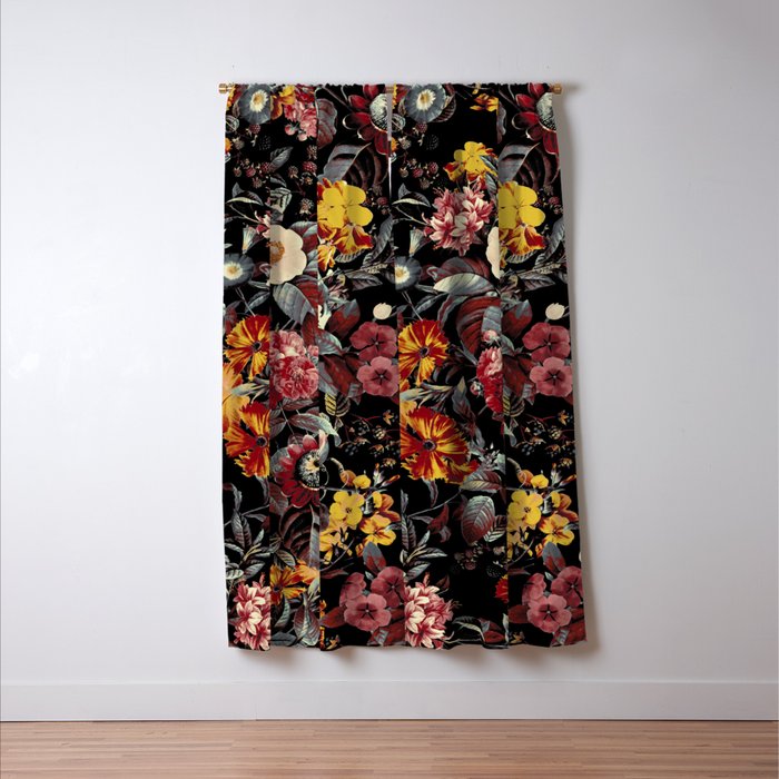 Autumn Night Garden  Window Curtain Gallery Image 3