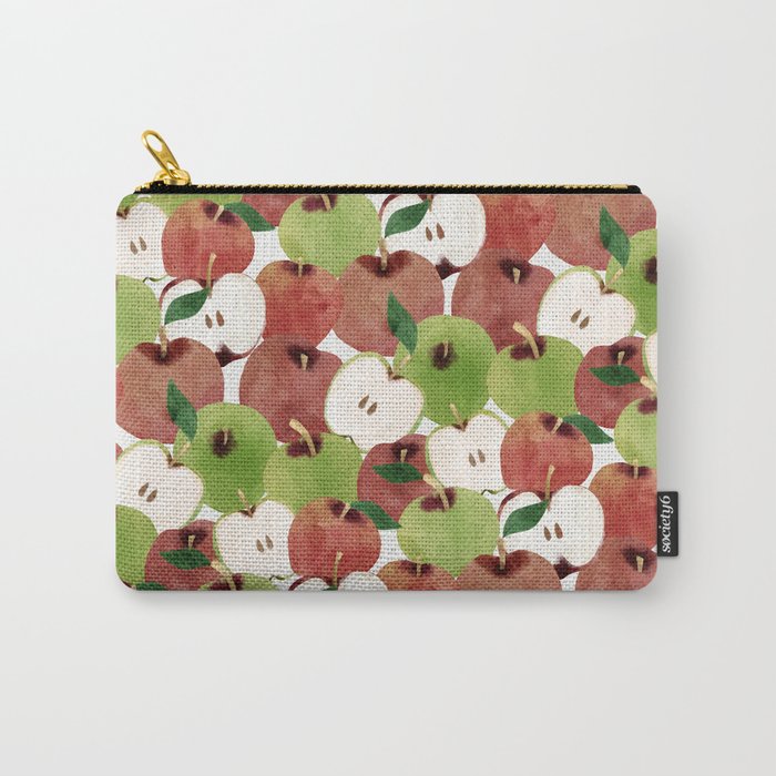 Still life of french apples Carry All Pouch Gallery Image 1