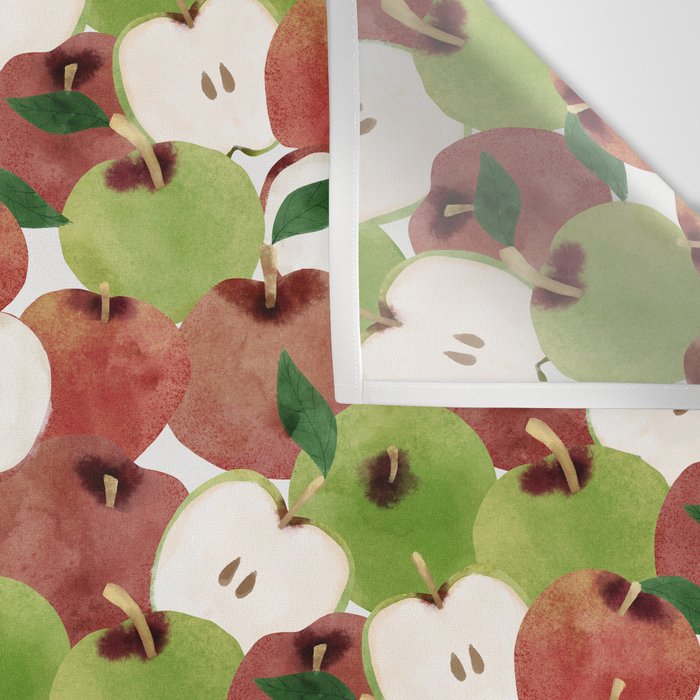 Still life of french apples Wall Tapestry Gallery Image 3