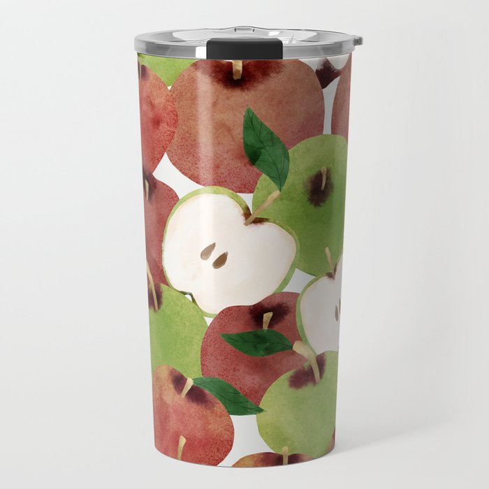 Still life of french apples Travel Mug Gallery Image 1