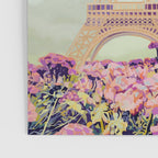 A Floral View of the Eiffel Tower Poster Gallery Image 3