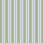 Classic Double Stripe Pattern in Light Silver Gray and Sage Green  Coffee Mug Gallery Image 2