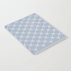 Bows & Ribbons Pattern XLIV Light Pastel Blue Notebook Gallery Image 2
