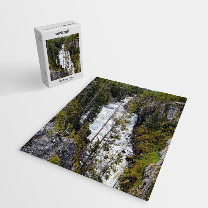 Yellowstone Waterfall II Jigsaw Puzzle Gallery Image 2