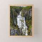 Yellowstone Waterfall II Mini Art Print Gallery Image 1