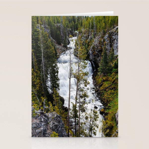 Yellowstone Waterfall II Stationery Card Gallery Image 2
