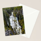 Yellowstone Waterfall II Stationery Card Gallery Image 2