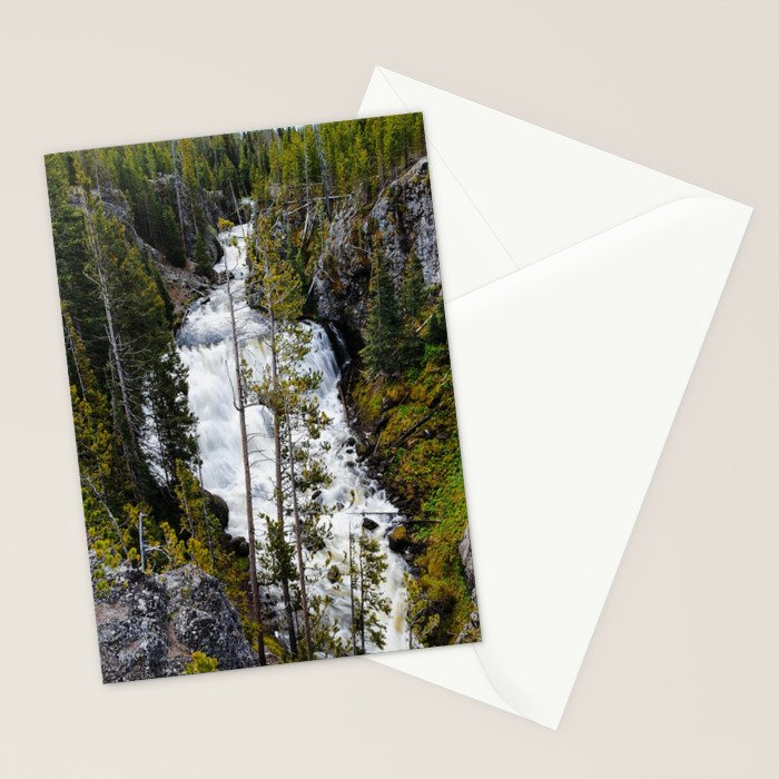 Yellowstone Waterfall II Stationery Card Gallery Image 2