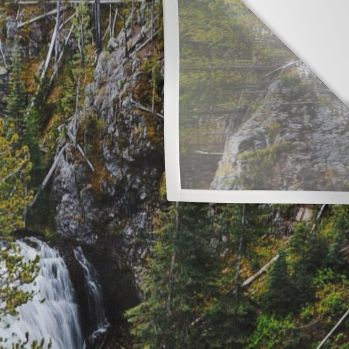 Yellowstone Waterfall II Wall Tapestry Gallery Image 3