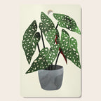 begonia maculata interior plant Cutting Board Gallery Image 1