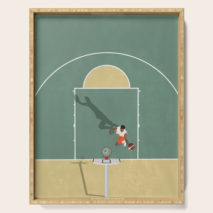 Street Basketball  Serving Tray Gallery Image 1