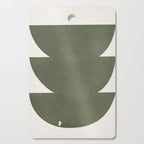 Green Retro Objects Cutting Board Gallery Image 1