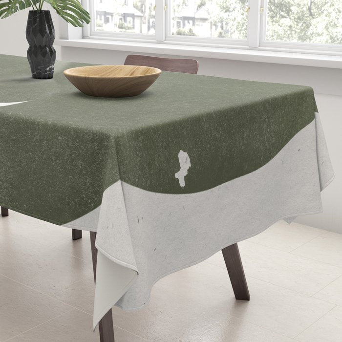Green Retro Objects Tablecloth Gallery Image 3