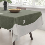 Green Retro Objects Tablecloth Gallery Image 3