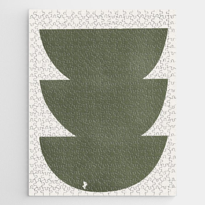 Green Retro Objects Jigsaw Puzzle Gallery Image 1