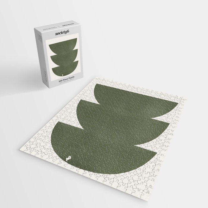 Green Retro Objects Jigsaw Puzzle Gallery Image 2