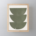 Green Retro Objects Mini Art Print Gallery Image 1