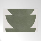 Green Retro Objects Welcome Mat Gallery Image 1