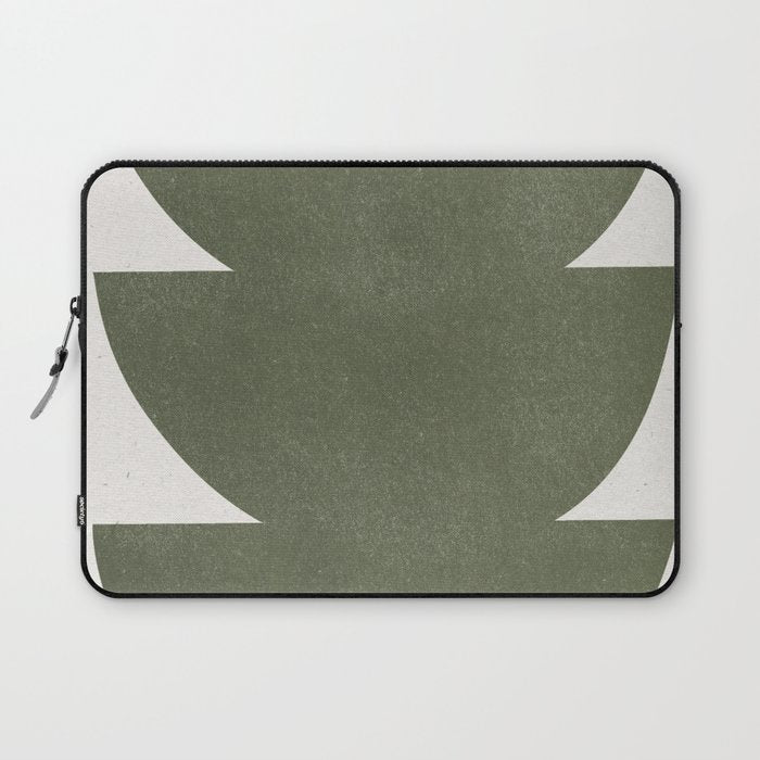 Green Retro Objects Laptop Sleeve Gallery Image 1