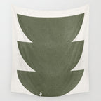Green Retro Objects Wall Tapestry Gallery Image 4