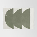 Green Retro Objects Rug Gallery Image 2