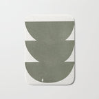 Green Retro Objects Bath Mat Gallery Image 1