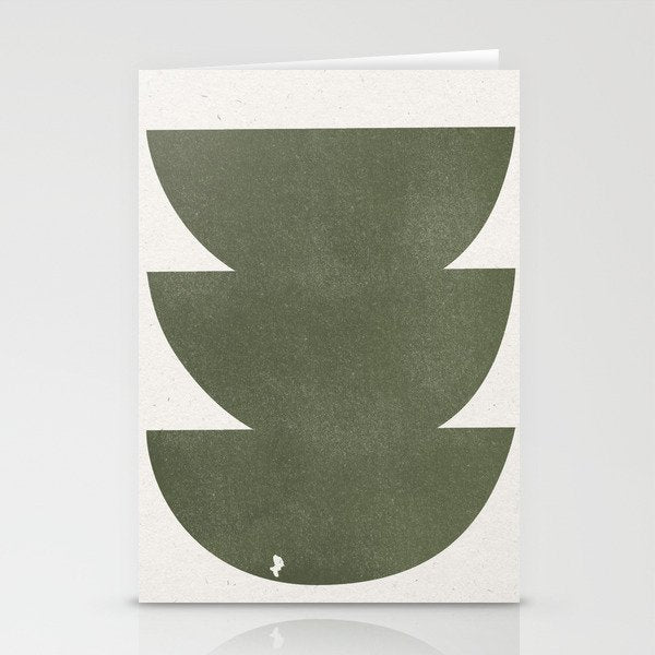 Green Retro Objects Stationery Card Gallery Image 1