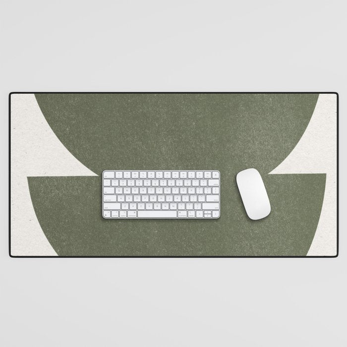 Green Retro Objects Desk Mat Gallery Image 1