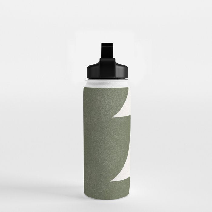Green Retro Objects Water Bottle Gallery Image 2