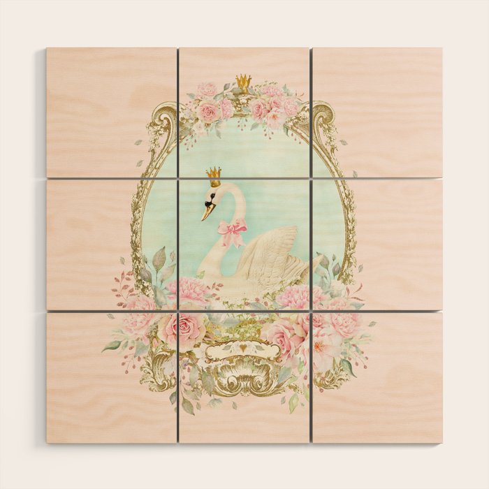 The shabby Swan Wood Wall Art Gallery Image 1