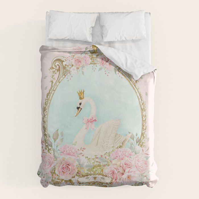 The shabby Swan Duvet Cover Gallery Image 6
