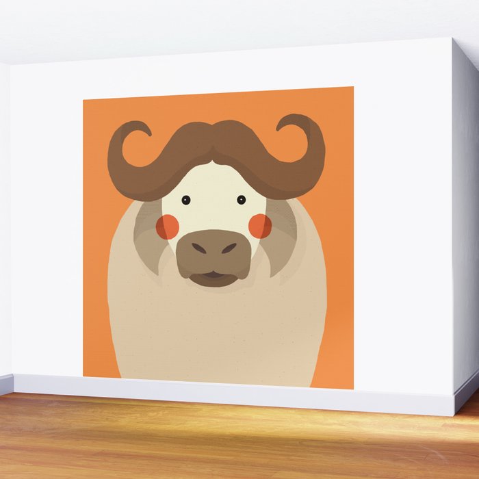 Cape Buffalo, Animal Portrait Wall Mural Gallery Image 2