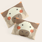 Cape Buffalo, Animal Portrait Pillow Sham Gallery Image 3