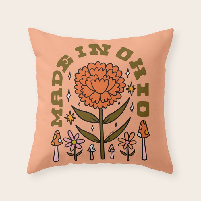 Made in Ohio Throw Pillow Gallery Image 6