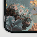 Vintage & Shabby Chic - Grey Botanical Lush Flowers Evening Garden Laptop Sleeve Gallery Image 3