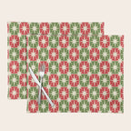 Mid Century Modern Atomic Stars Checkered Christmas Retro Starburst Pattern Placemat Gallery Image 1