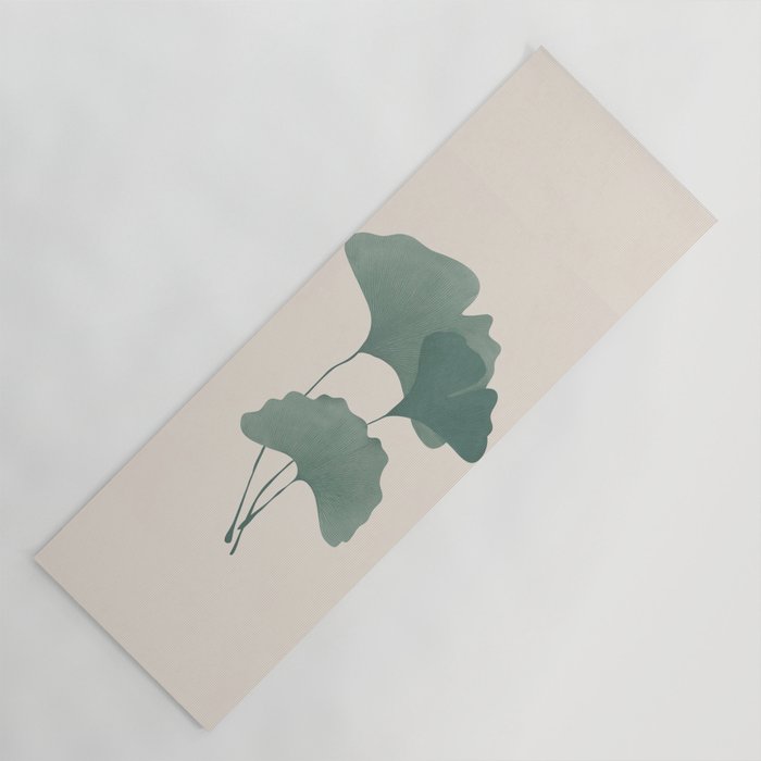 Ginkgo Leaves Yoga Mat Gallery Image 1