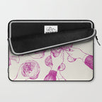 Cheers - Pink Retro Cocktails, Vintage Illustration Laptop Sleeve Gallery Image 2