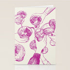 Cheers - Pink Retro Cocktails, Vintage Illustration Stationery Card Gallery Image 2