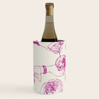 Cheers - Pink Retro Cocktails, Vintage Illustration Wine Chiller Gallery Image 2