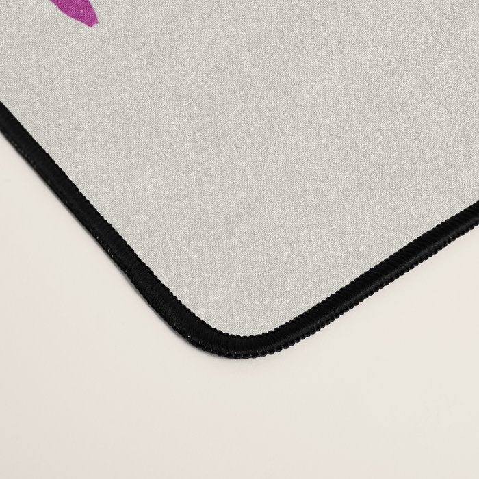 Cheers - Pink Retro Cocktails, Vintage Illustration Desk Mat Gallery Image 4