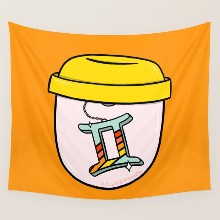 Gemini Keychain Wall Tapestry Gallery Image 4